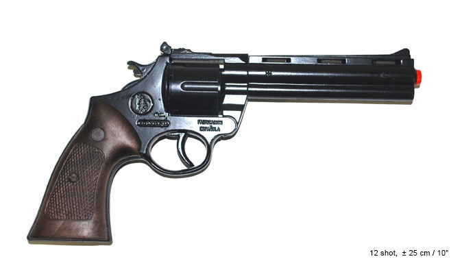 black metal toy gun